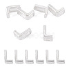 6Pcs 925 Sterling Silver Hollow Initial Beads STER-TA0001-53L-1