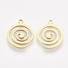 201 Stainless Steel Pendants STAS-T044-83G-1