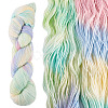 1 Skein Gradient Segment Dyed 80% Wool 20% Acrylic Blended Yarn OCOR-TA0003-02D-1