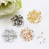 520pcs 8 Colors Iron Snap on Bails IFIN-FH0001-75-4