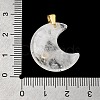 Natural Quartz Crystal Pendants G-A297-02G-12-3