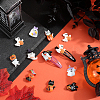 60Pcs 10 Styles Halloween Opaque Resin Decoden Cabochons RESI-SC0005-71B-4