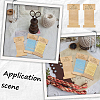 10Pcs Wood Bobbins SENE-SC0001-02-4