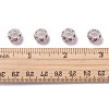 Alloy Rhinestone European Beads CPDL-H999-22-1-4