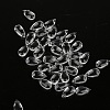 5Pcs Transparent Glass Beads GLAA-PW0001-25A-1