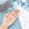300Pcs 5 Style 304 Stainless Steel Earring Hooks STAS-BBC0004-44-3