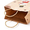 Christmas Theme Hot Stamping Rectangle Paper Bags X1-CARB-F011-02E-5