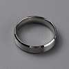 Matte Style 304 Stainless Steel Wide Band Finger Rings for Women Men RJEW-WH0009-14F-P-2