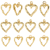 12Pcs 2 Styles Brass Pendants KK-SC0007-39-7