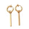 201 Stainless Steel Hoop Dangle Earrings for Women SA-CBA8B85-16G-4