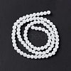 Imitation Jade Glass Beads Strands EGLA-J042-4mm-30-5