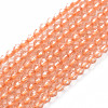 Glass Beads Strands EGLA-S174-23A-01-1