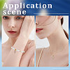 Brass Micro Pave Clear Cubic Zirconia Charms KK-BBC0007-23-5