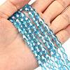 Glass Beads Strands X-GC6X9MMC20Y-AB-5