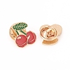 Alloy Enamel Safety Brooches JEWB-TAC0002-09A-2