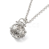 Brass Pendant Necklaces NJEW-P299-A07-P-1