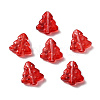 Christmas Transparent Handmade Lampwork Beads LAMP-CJC0012-04B-1