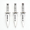Tibetan Style Alloy Pendants TIBE-S323-089AS-RS-1