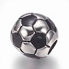 304 Stainless Steel European Beads STAS-O101-03P-14-2