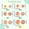 300Pcs 6 Styles Beech Wood European Large Hole Beads WOOD-PH0002-80-2