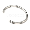 Non-Tarnish 304 Stainless Steel Simple Thin Cuff Bangles BJEW-P296-02P-2