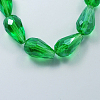 Electroplate Glass Beads Strands X-EGLA-R008-15x10mm-3-1