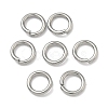 Tarnish Resistant 304 Stainless Steel Open Jump Rings X-STAS-E067-09-8mm-1