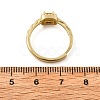 Brass Micro Pave Cubic Zirconia Finger Rings for Women RJEW-U049-04G-5