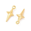 SHEGRACE Brass Star Charms XGR0167G-104G-2