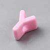 Acrylic European Beads OACR-WH0050-09Y-2