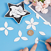 100Pcs Self-Adhesive Acrylic Mosaic Tiles DIY-OC0012-59A-3