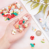 36Pcs 12 Style Resin Pendants RESI-SC0002-14-3