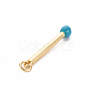 Brass Enamel Pendants KK-S362-032D-NR-2