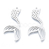 Non-Tarnish 201 Stainless Steel Pendants STAS-N090-LA944-1-2