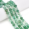 Natural Dyed & Heated Agate Beads Strands G-T141-16A-02-2
