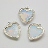 Heart Opalite Pendants GP356-5-2