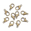 Antique Bronze Alloy Lobster Claw Clasps X-E105-NFAB-2