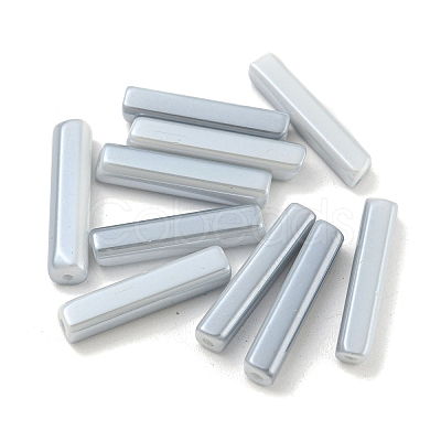 Electroplate Glass Beads GLAA-D024-01G-1