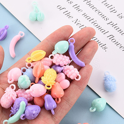 Opaque Acrylic Beads X-TACR-S154-45D-1