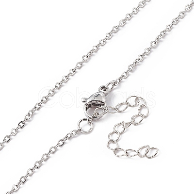 Natural Mixed Gemstone Beaded Curved Rectangle Pendant Necklace NJEW-P274-06-1