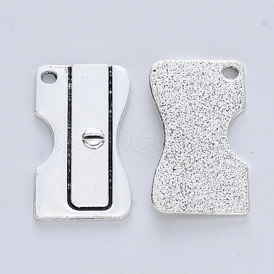 Tibetan Style Alloy Pendants TIBE-R316-006AS-RS-1