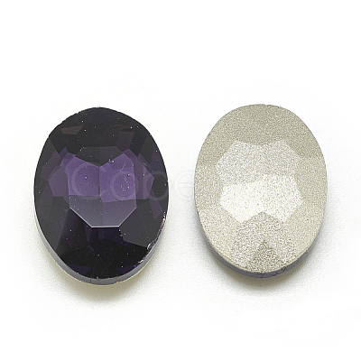 Pointed Back Glass Rhinestone Cabochons RGLA-T080-6x8mm-16-1