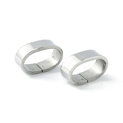 Non-Tarnish 201 Stainless Steel Slide Charms/Slider Beads STAS-C016-04P-1-1