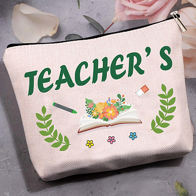 Polycotton Canvas Stroage Bags ABAG-WH0029-061-1