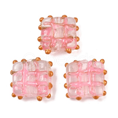 Handmade Gold Sand Lampwork Beads LAMP-L082-01C-1