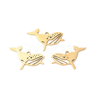 201 Stainless Steel Pendants STAS-I199-D04-G-1