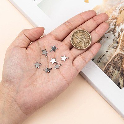 Tarnish Resistant 304 Stainless Steel Charms STAS-G190-27P-B-1