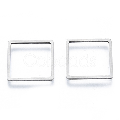 Non-Tarnish 201 Stainless Steel Linking Rings STAS-N090-T11-1-1