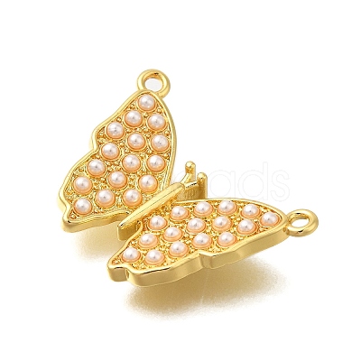 Butterfly Rack Plating Brass Pendants KK-I716-16G-1