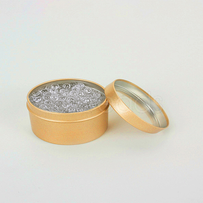 2Pcs Round Aluminium Tin Cans CON-LP0001-59-1
